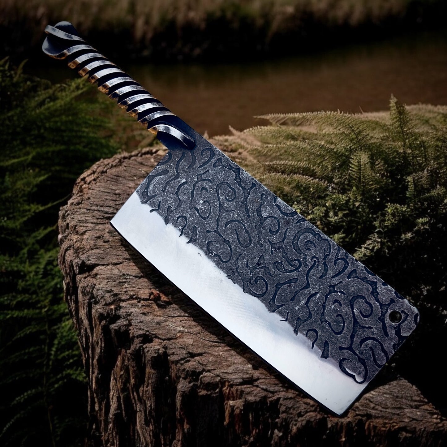 7.9" Rectangle Bone Cleaver for Beef & Pork