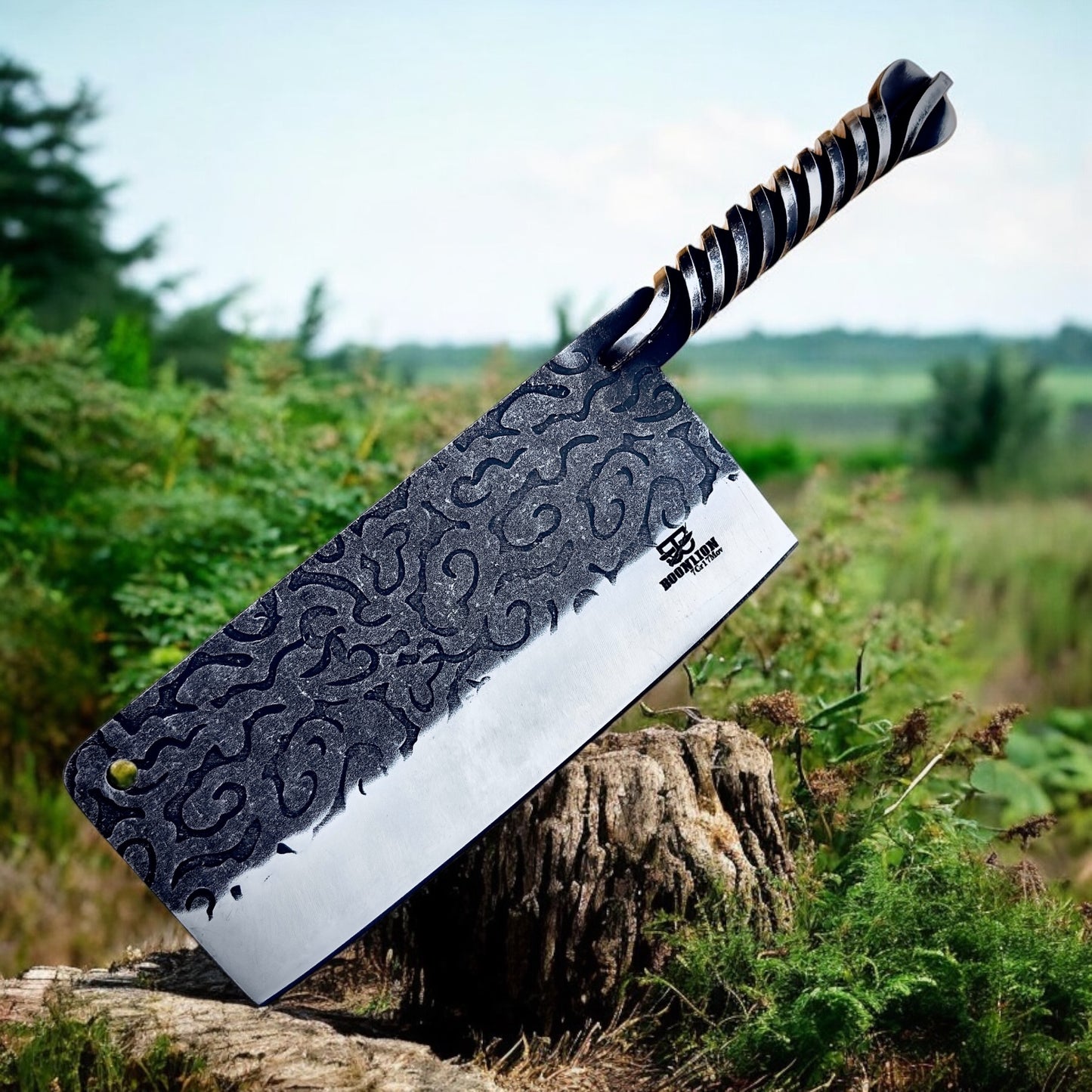7.9" Rectangle Bone Cleaver for Beef & Pork