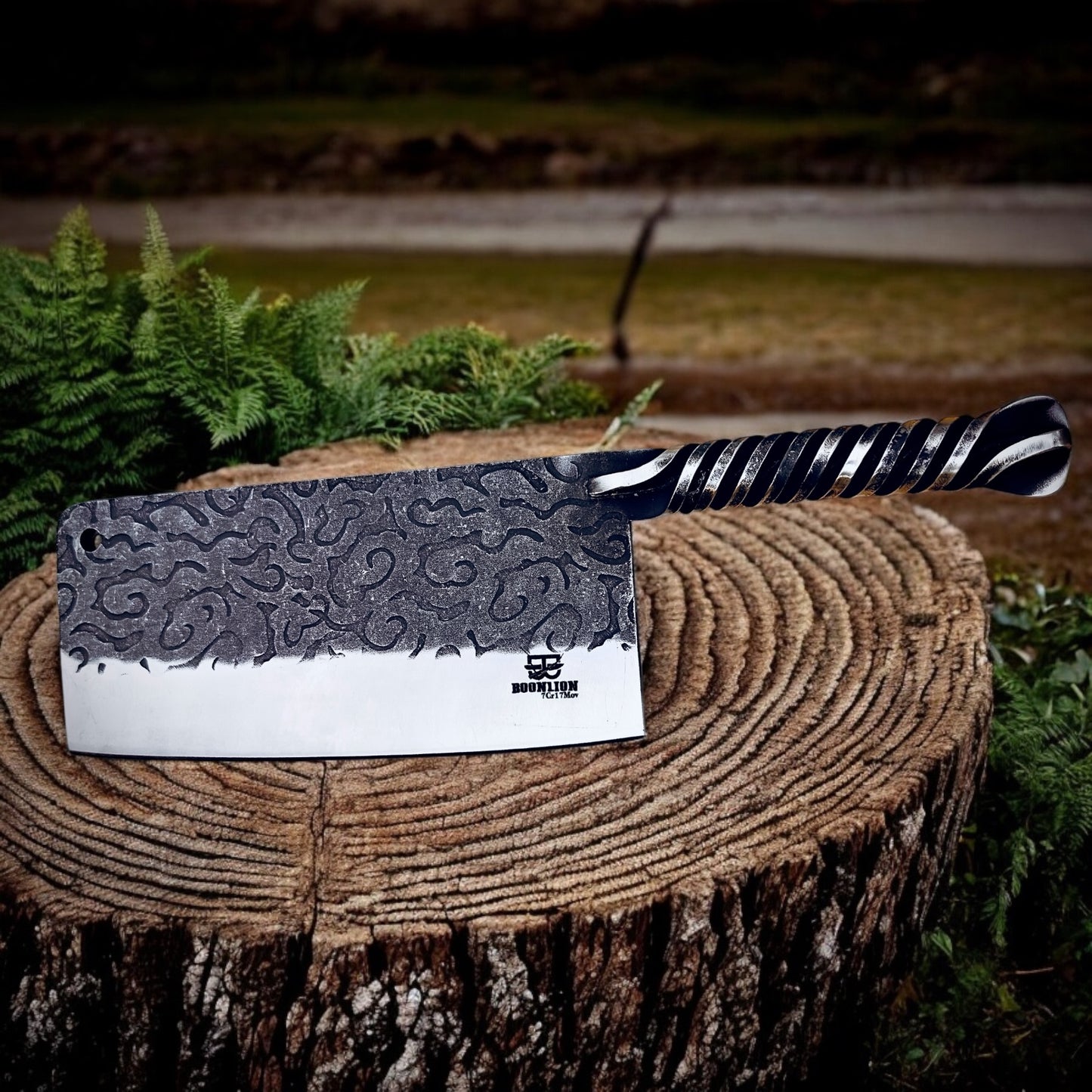 7.9" Rectangle Bone Cleaver for Beef & Pork