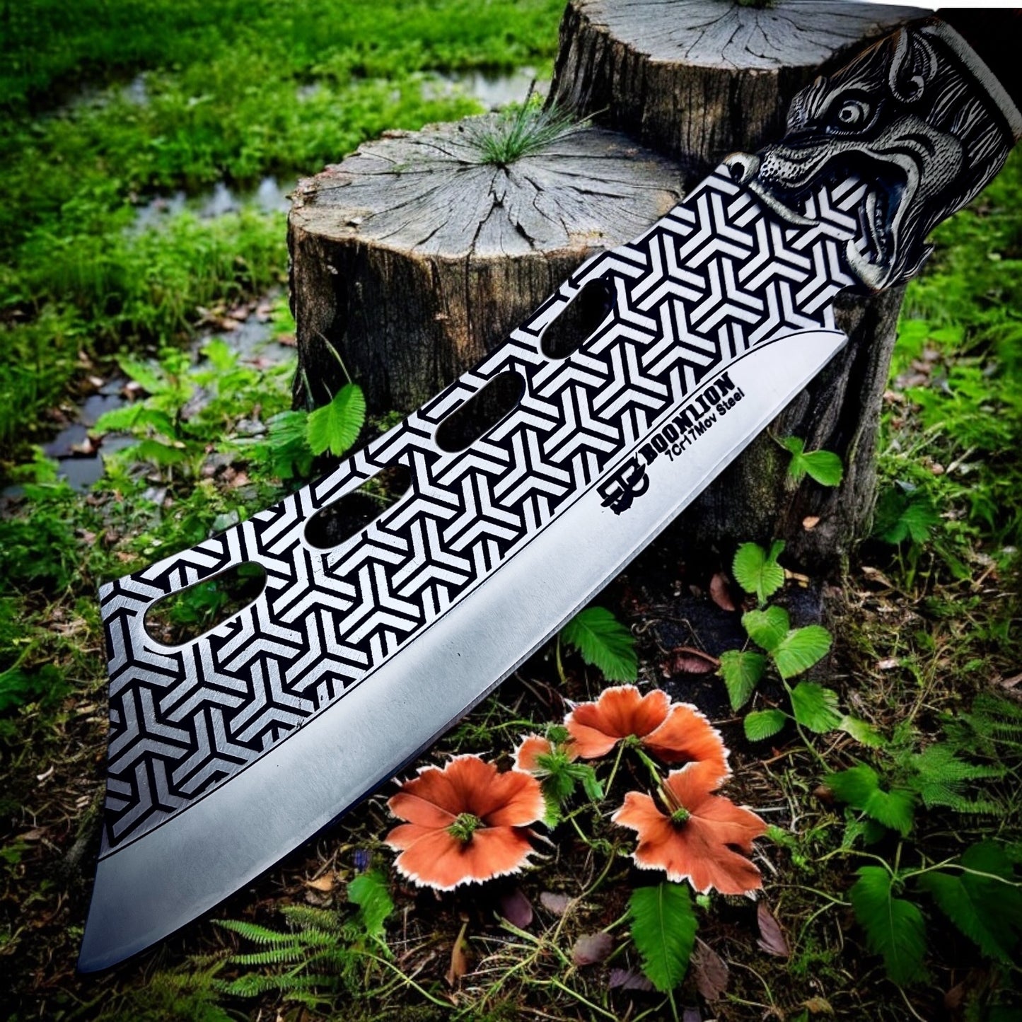 9.3" BOONLION Black Tiger Cleaver