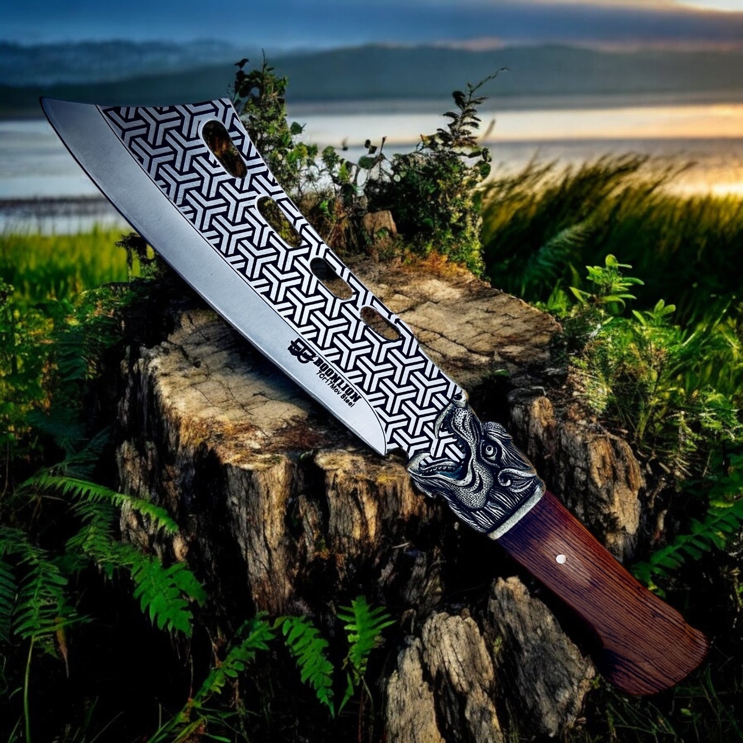 9.3" BOONLION Black Tiger Cleaver