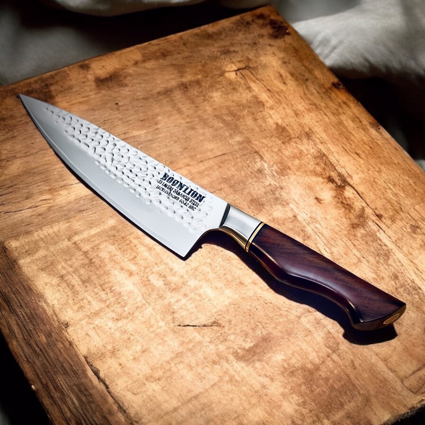 8" 73 layers 14Cr14V3 Power Damascus Chef Knife