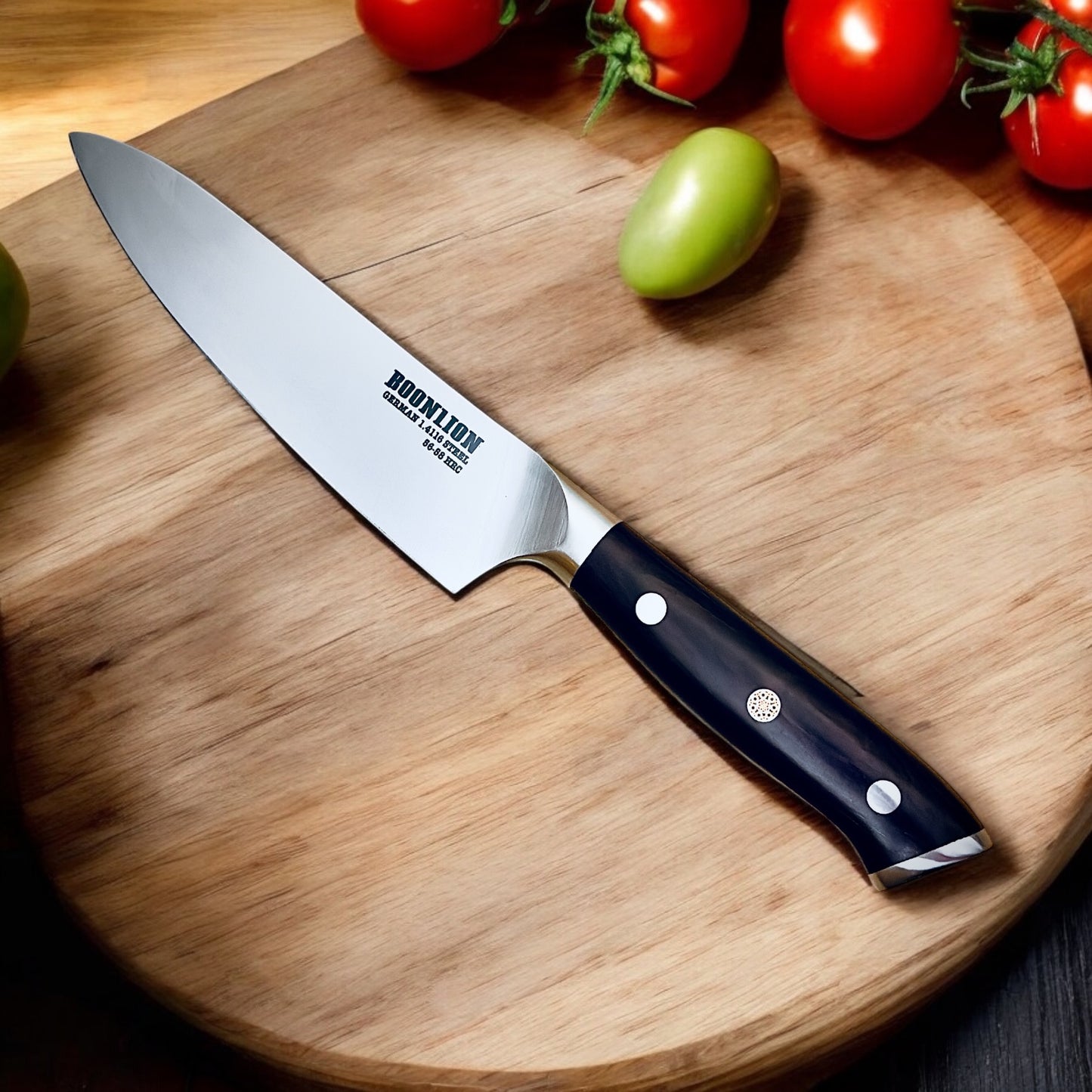 BOONLION 4pcs Kitchen Knife Set German 1.4116