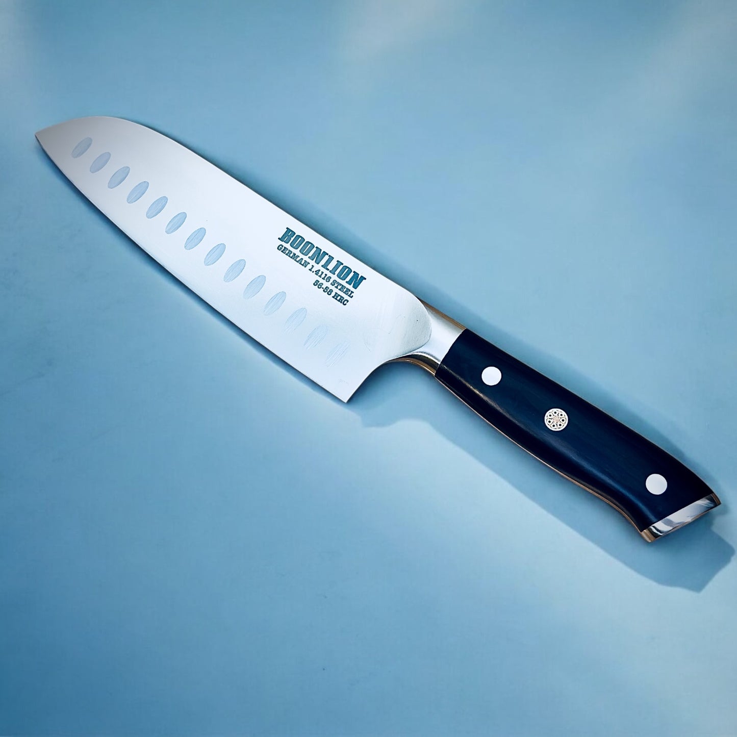 BOONLION 4pcs Kitchen Knife Set German 1.4116