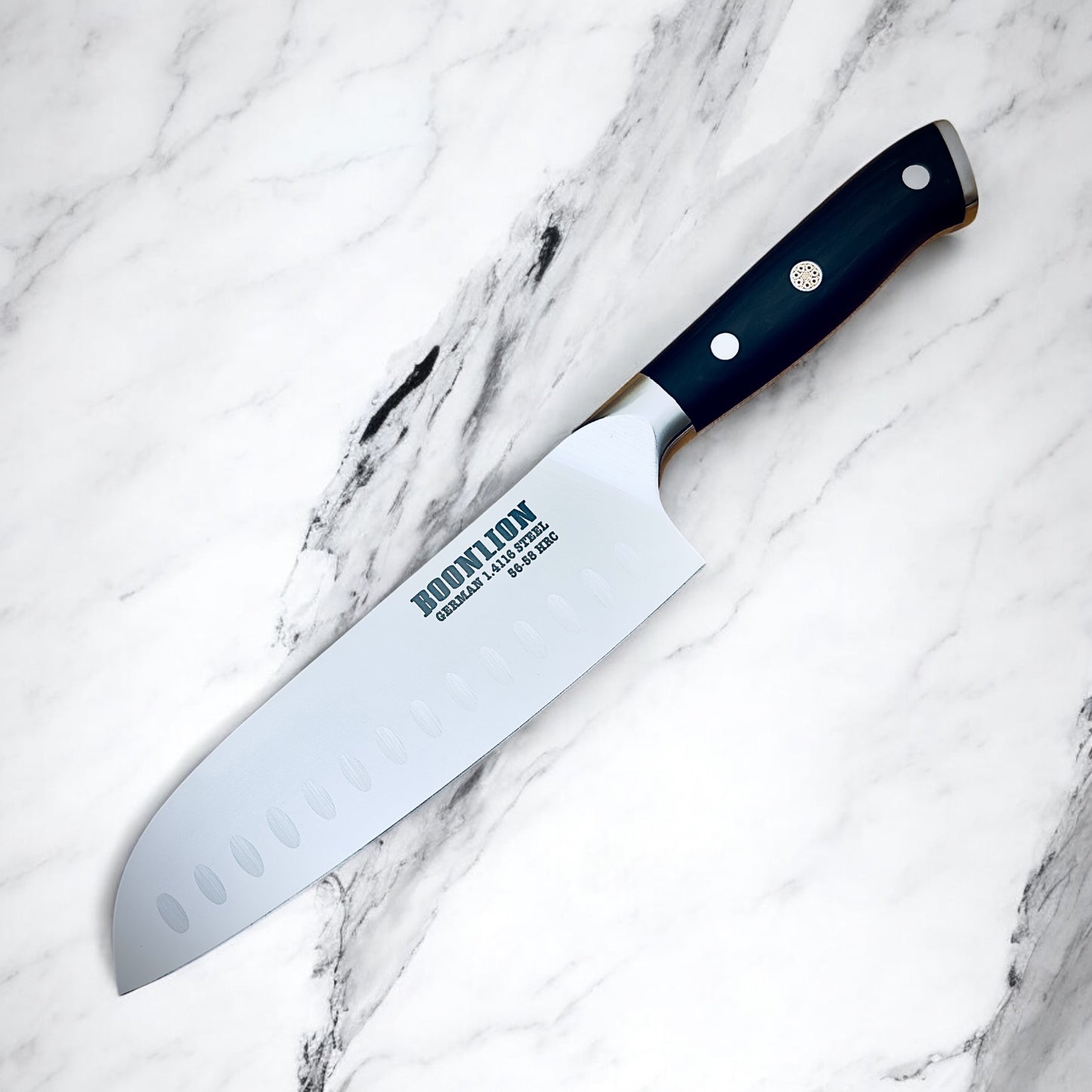 BOONLION 4pcs Kitchen Knife Set German 1.4116
