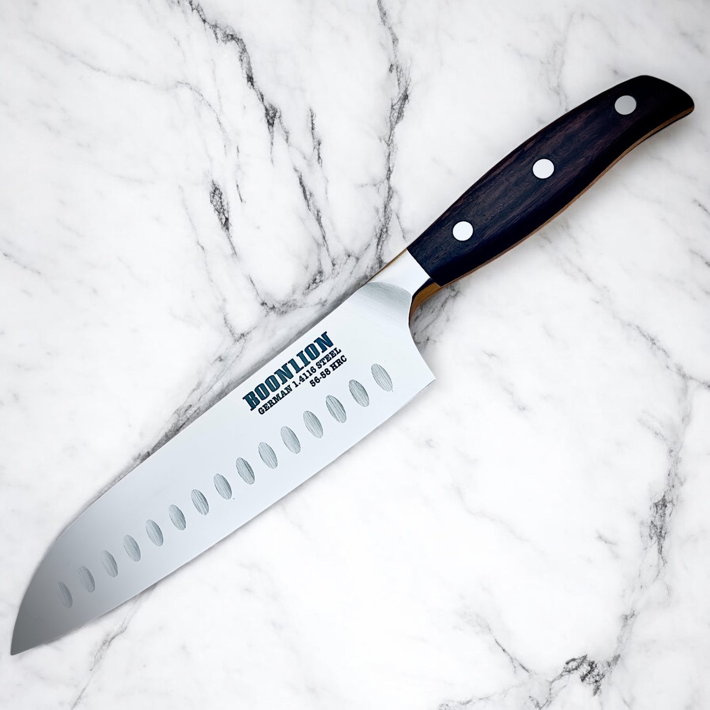 BOONLION 5pcs Kitchen Knife Set German 1.4116