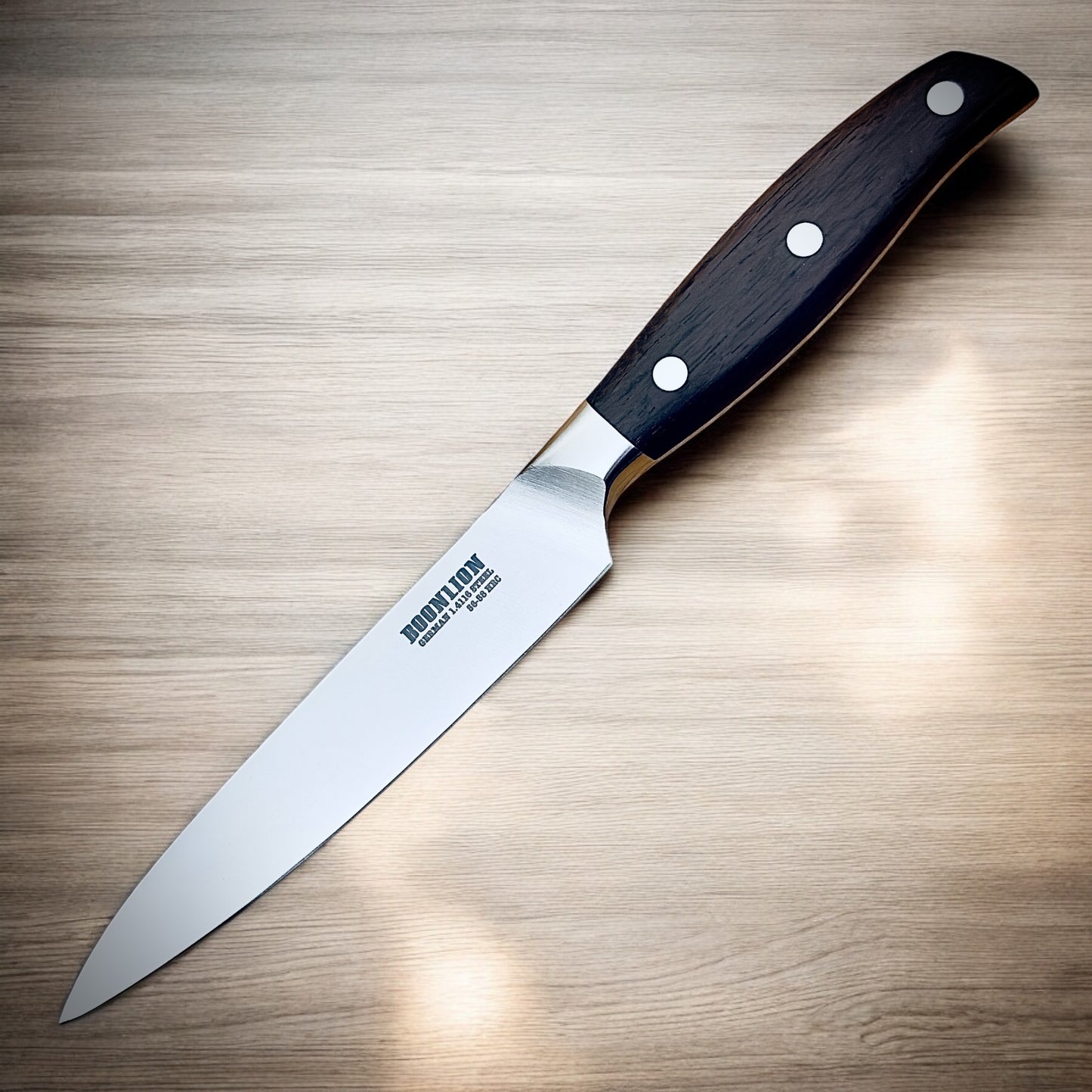 BOONLION 5pcs Kitchen Knife Set German 1.4116