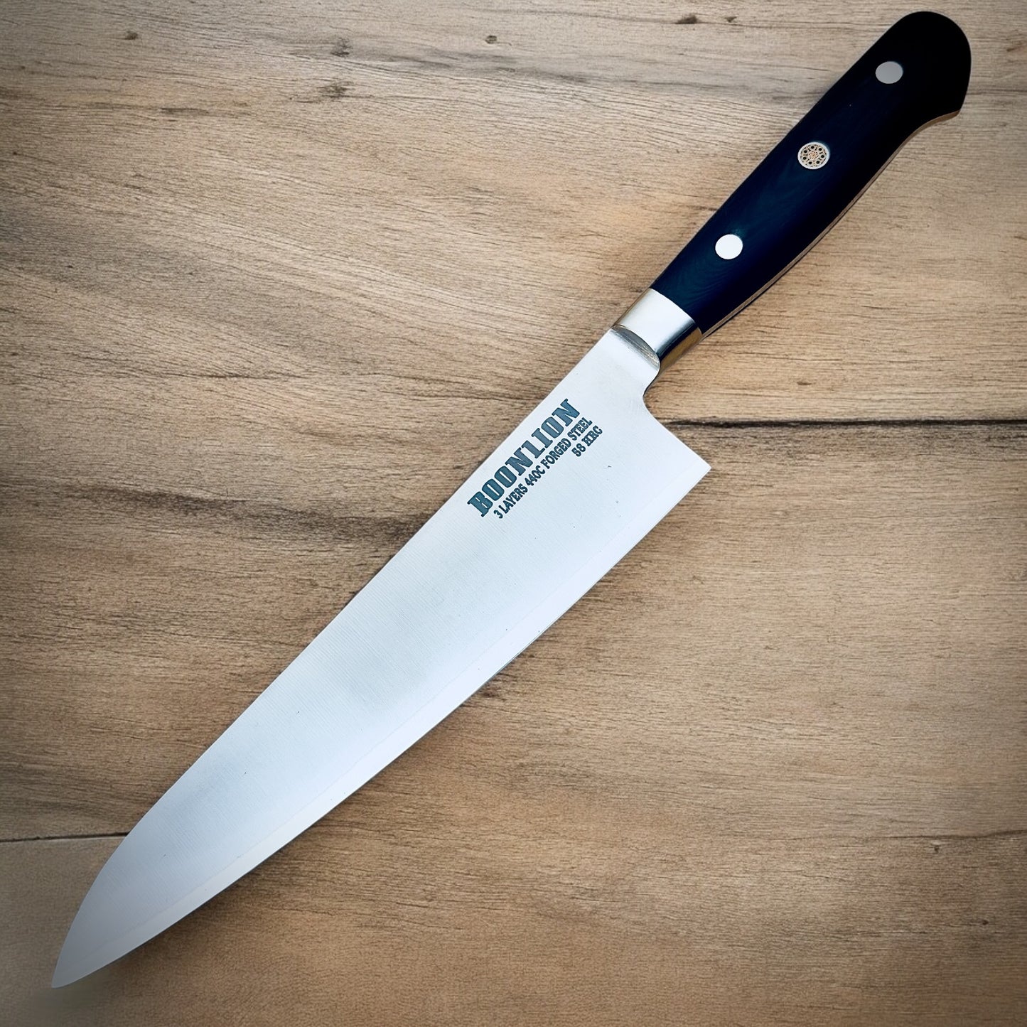 8.3" Chef Knife 440C Forged Steel