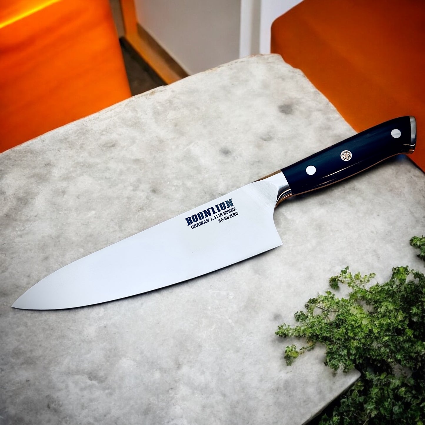 BOONLION 4pcs Kitchen Knife Set German 1.4116