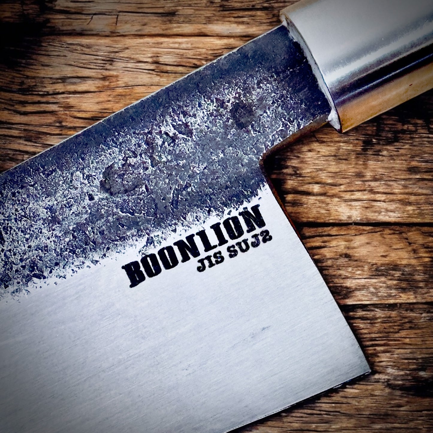 8" BOONLION SUJ2 Chef Knife, Bamboo Handle