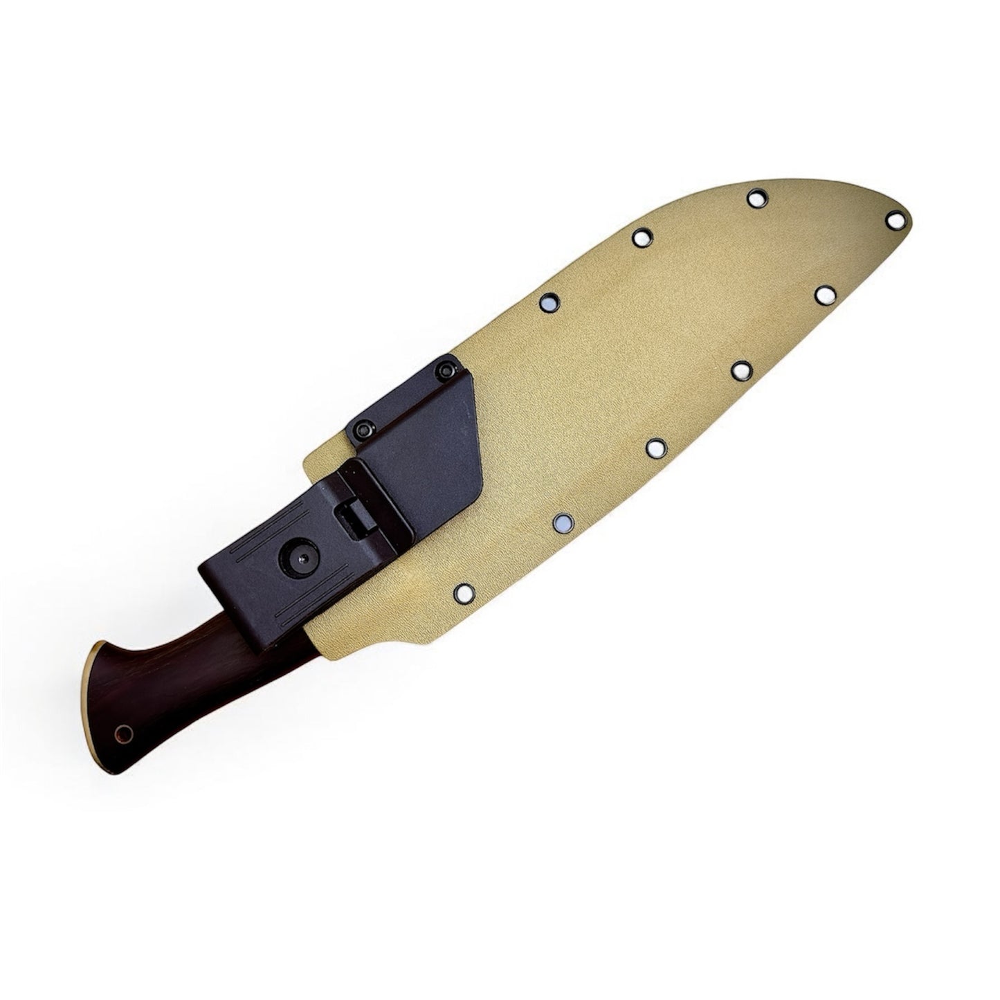 8.7" BOONLION Black Bowie Knife "BRB-N695"