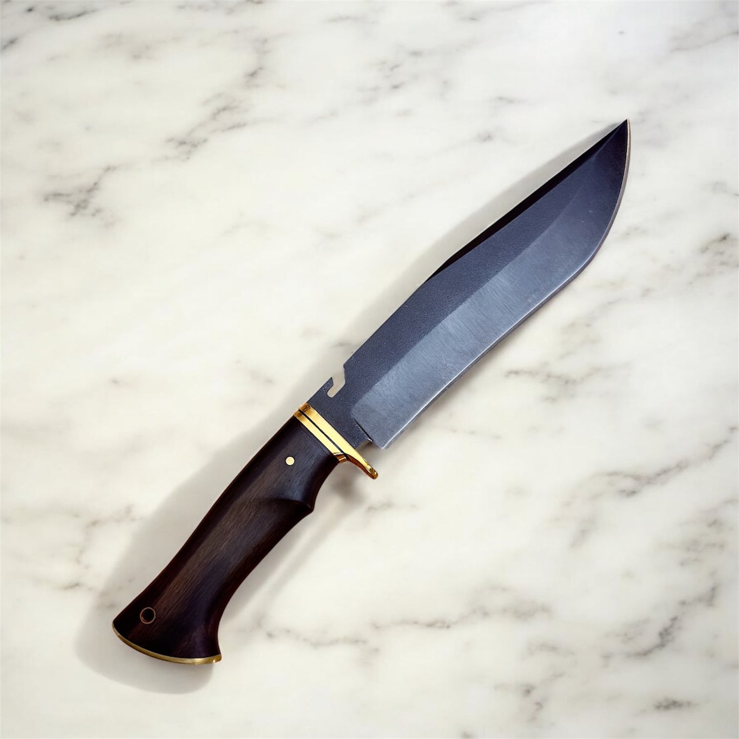 8.7" BOONLION Black Bowie Knife "BRB-N695"