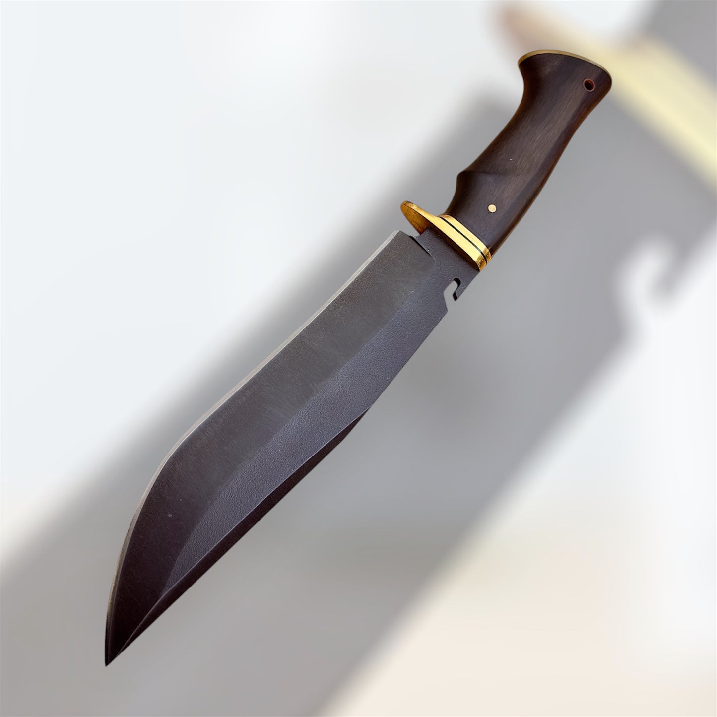 8.7" BOONLION Black Bowie Knife "BRB-N695"
