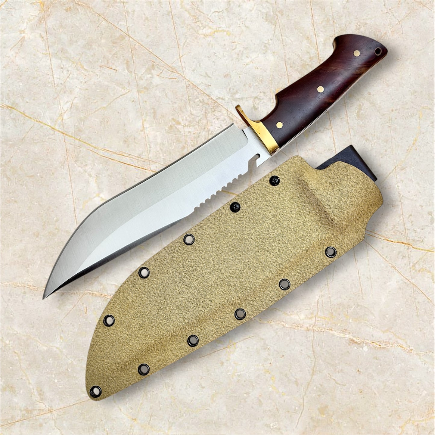 8.7" BOONLION Bowie Knife "BRB-N695"