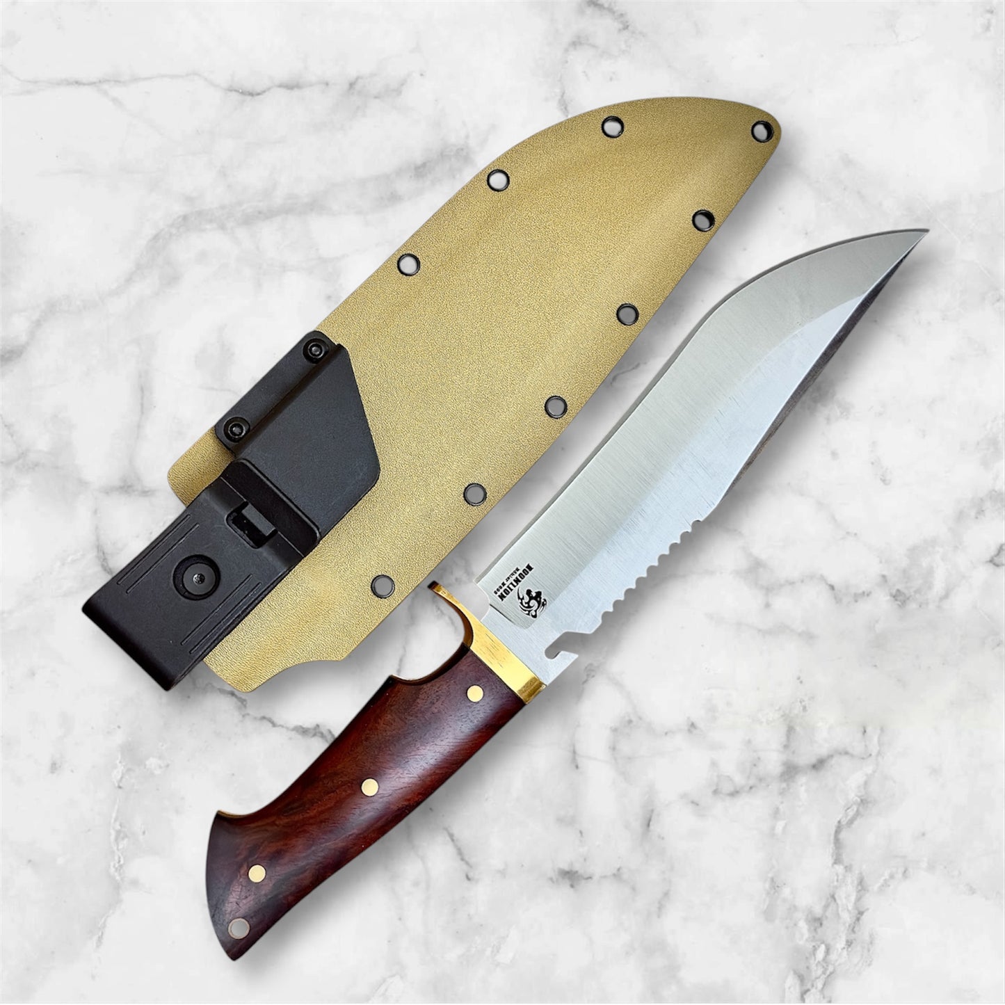8.7" BOONLION Bowie Knife "BRB-N695"