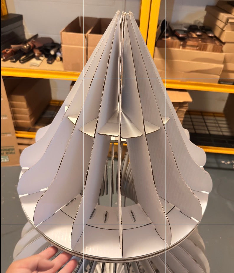 White Cardboard Vase Kit
