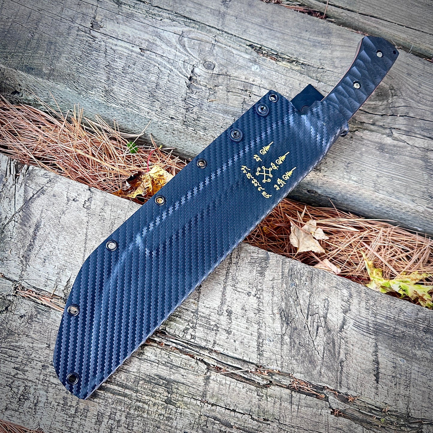 271 Layers Boonlion HmongKnife Copper Damascus AU