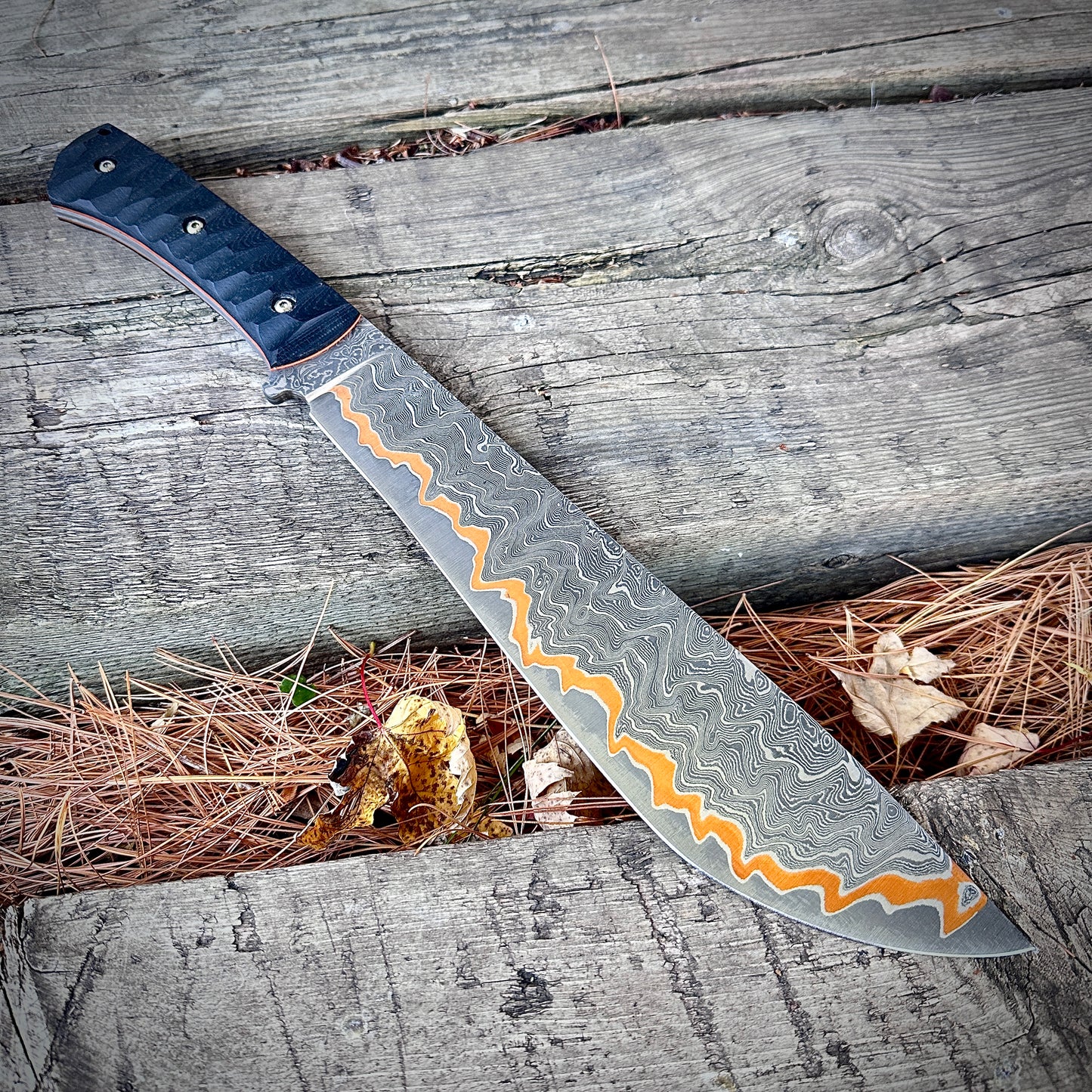271 Layers Boonlion HmongKnife Copper Damascus AU