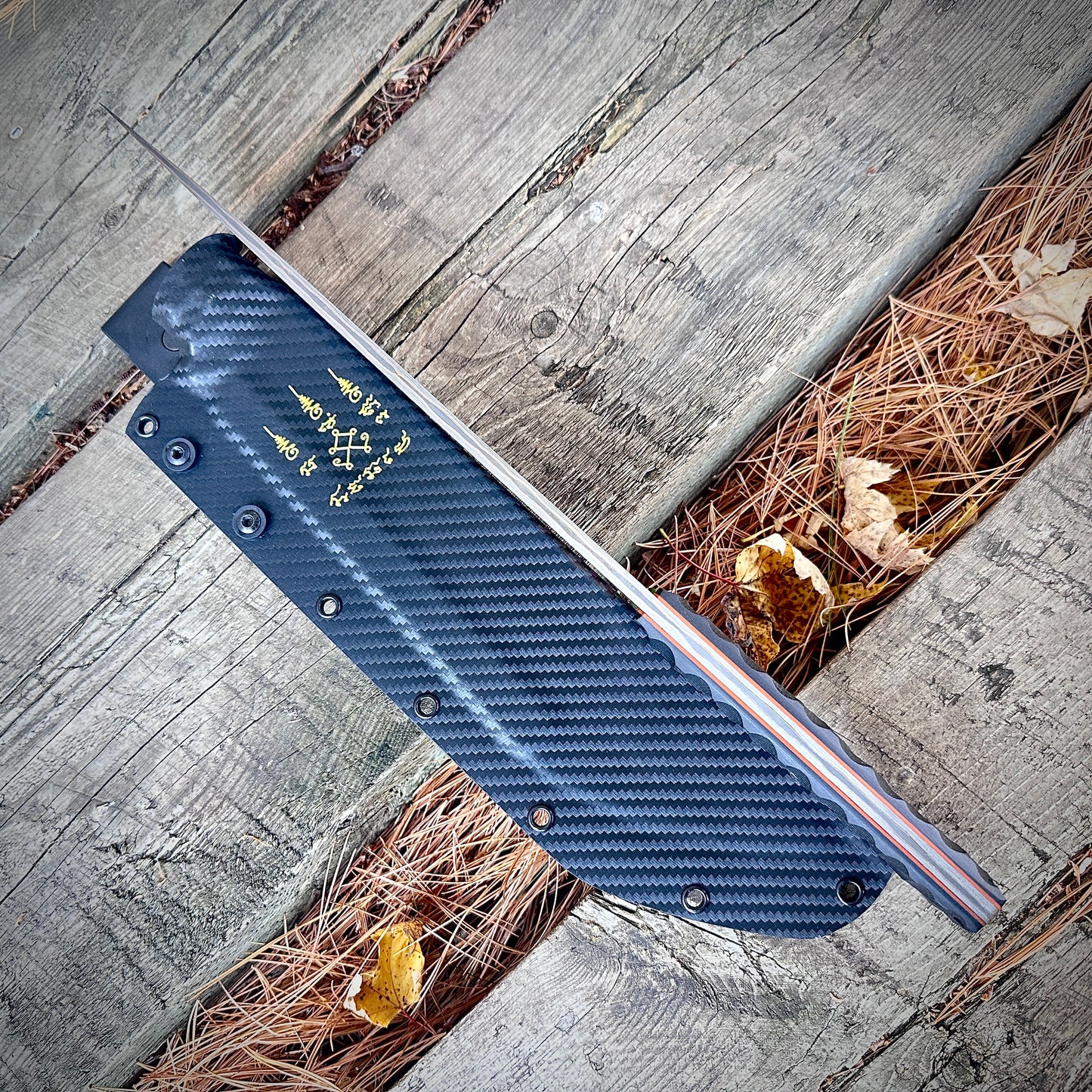 271 Layers Boonlion HmongKnife Copper Damascus AU