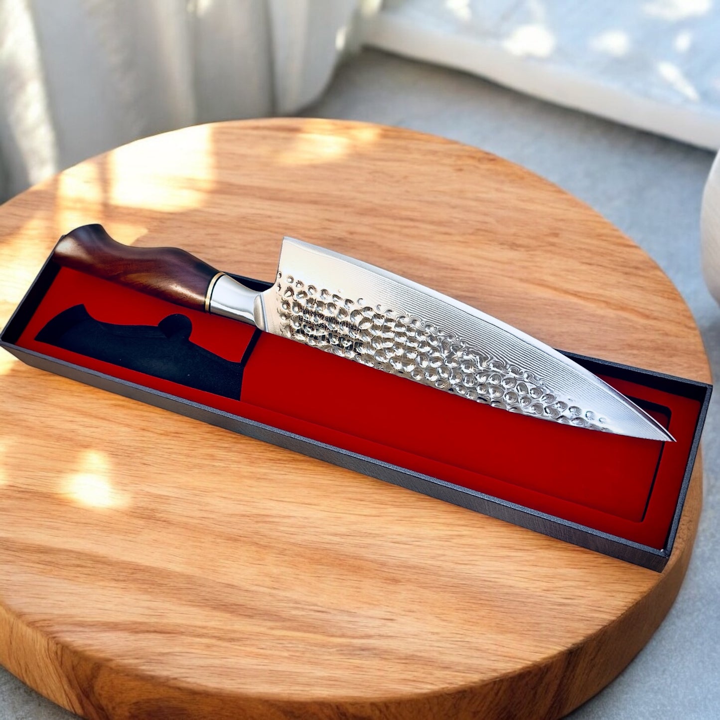 8" 73 layers 14Cr14V3 Power Damascus Chef Knife